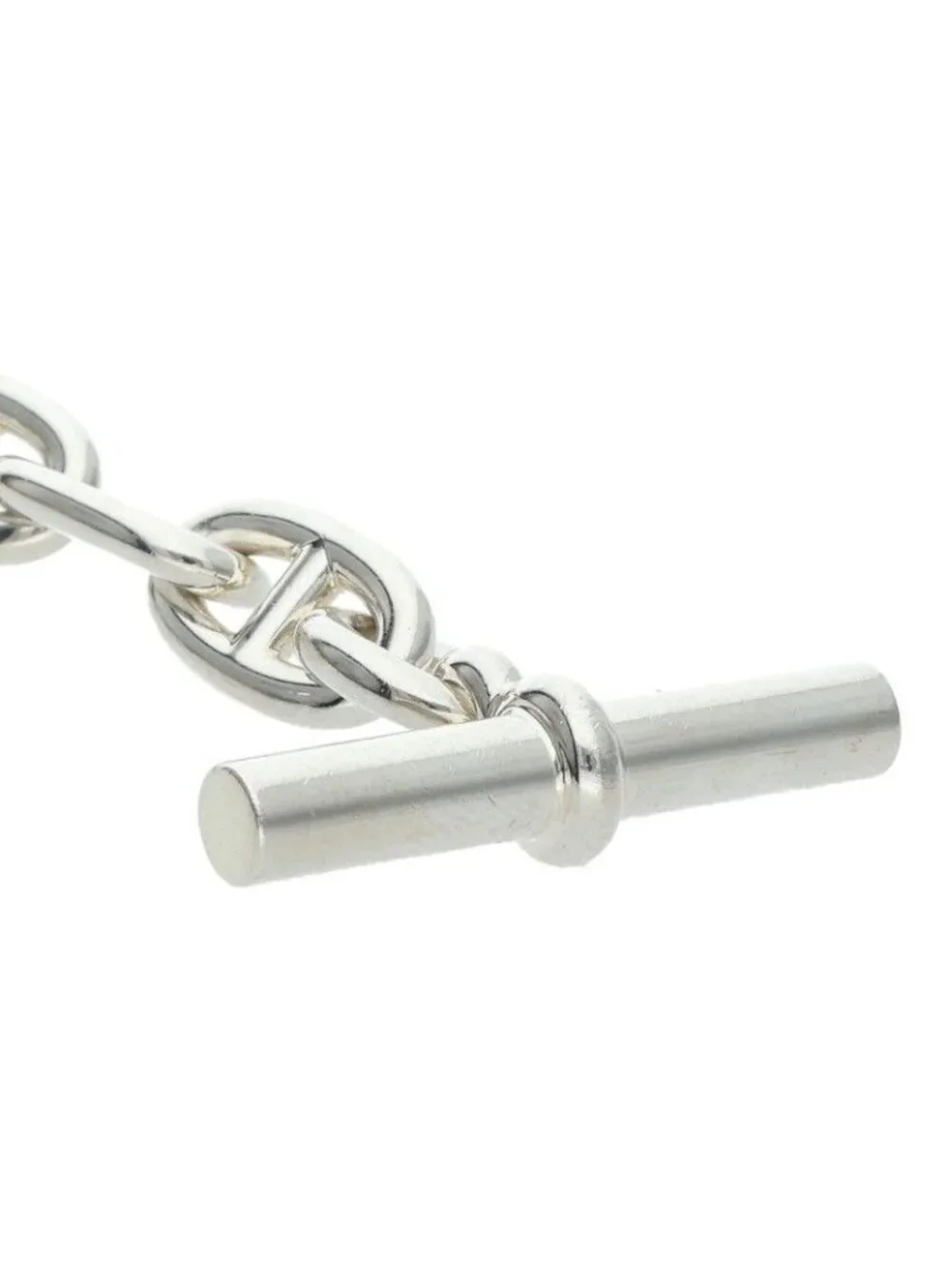 Hermes Chaine D'ancre MM Silver Bracelet